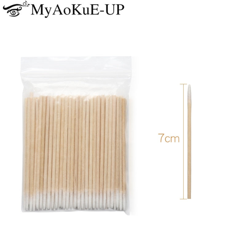 Disposable Cotton Swabs for Eyelash Extensions Disposable Cotton Swabs for Eyelash Extensions